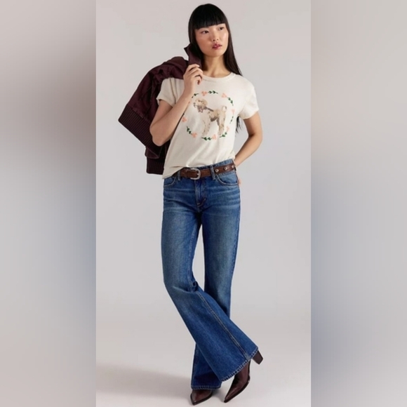 We The Free Tops - We The Free Doodle Tee, Size Medium, NWT.